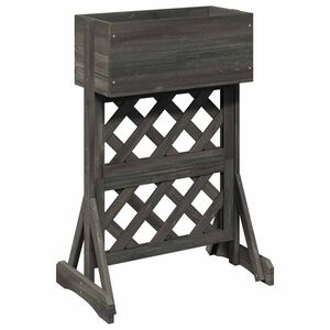 vidaXL Trellis de jard&iacute;n vertical Gris 48 x 30 x 70,5 cm