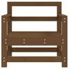 vidaXL Sillones de jard&iacute;n 2 unidades madera maciza pino marr&oacute;n miel