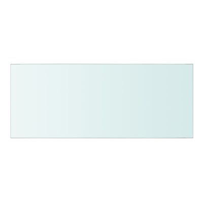 vidaXL Panel de estante vidrio claro 50x20 cm