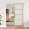 vidaXL Puerta Corredera Natural 86 x 211 cm
