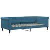 vidaXL Sof&aacute; cama con colch&oacute;n terciopelo azul 90x200 cm