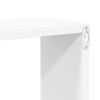 vidaXL Estantes cubo de pared 2 uds blanco y roble Sonoma 30x15x30 cm