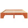 vidaXL Estructura de cama Marrón cera 160 x 200 cm
