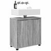 vidaXL Armario para lavabo de ba&ntilde;o Manual Gris Sonoma 60 x 30 x 60 cm