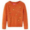 Jersey de punto infantil naranja 128