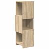 vidaXL Armario de esquina 25,5x25x80cm Madera de ingenier&iacute;a