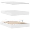 vidaXL Cama con almacenamiento y colch&oacute;n 140 x 190 cm Cuero sint&eacute;tico