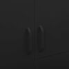 vidaXL Armario de acero negro 90x50x180 cm