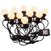 HI LED Guirnalda de luces con 20 bolas 1250cm