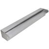 vidaXL Fuente cascada rectangular piscina acero inoxidable 60 cm