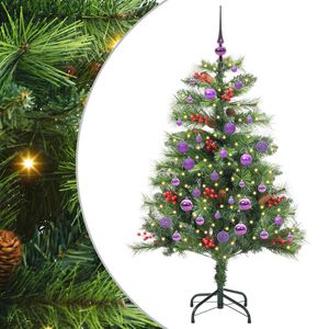 vidaXL &Aacute;rbol de Navidad artificial 150 LED Blanco C&aacute;lido PVC y Metal