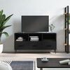 vidaXL Mueble de TV madera de ingenier&iacute;a negro 102x36x50 cm