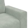 vidaXL Sill&oacute;n sof&aacute; gris claro 100x77x82 cm terciopelo