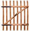 vidaXL Puerta para valla 100x120cm madera de avellano impregnada