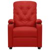 vidaXL Sill&oacute;n de masaje el&eacute;ctrico cuero sint&eacute;tico rojo tinto