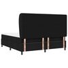 vidaXL Cama tipo Box Spring con colch&oacute;n Negro 180 x 200 cm tela