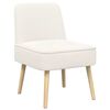 vidaXL Silla de estilo zueco Crema Boucl&eacute;