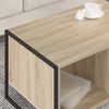 vidaXL Mesa de Caf&eacute; Sonoma 80 x 50 x 40 cm Madera contrachapada