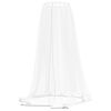 vidaXL Mosquitera para sombrilla 220 malla blanca Φ330x250 cm