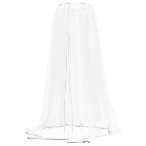 vidaXL Mosquitera para sombrilla 220 malla blanca Φ330x250 cm