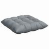 vidaXL Cojines para asiento 2 pcs Gris Claro 40 x 40 x 6 cm tela