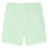 Pantalones cortos infantiles con cordón verde chillón 116