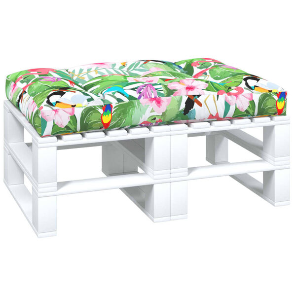 vidaXL Coj&iacute;n para pal&eacute;s tela multicolor 120x80x12 cm