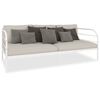 vidaXL Estructura de cama sin colch&oacute;n metal blanco 90x200 cm