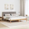 vidaXL Estructura de cama Marrón 180 x 200 cm Madera de pino macizo