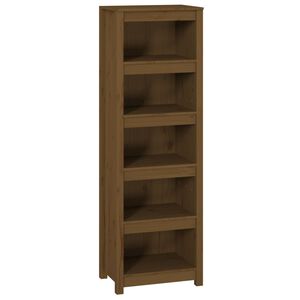 vidaXL Estanter&iacute;a madera maciza de pino marr&oacute;n miel 50x35x154 cm