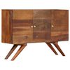 vidaXL Aparador de madera maciza reciclada marr&oacute;n 110x30x75 cm