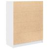 vidaXL Aparador madera de ingenier&iacute;a blanco 80x35x99 cm