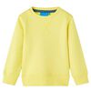 vidaXL Sudadera infantil amarillo claro 104