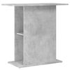 vidaXL Soporte de acuario madera ingenier&iacute;a gris hormig&oacute;n 75x36x72,5cm