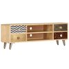 vidaXL Mueble de TV de madera maciza de mango 120x30x40 cm