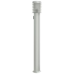 vidaXL L&aacute;mpara de suelo de exterior con enchufe acero inoxidable 110cm