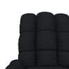vidaXL Sillón reclinable de tela negro