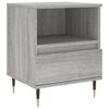 vidaXL Mesita de noche madera de ingenier&iacute;a gris Sonoma 40x35x50 cm