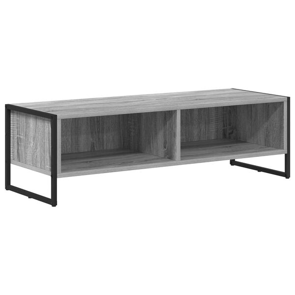 vidaXL Gabinete de TV Gris Sonoma 100 x 36.5 x 30.5 cm