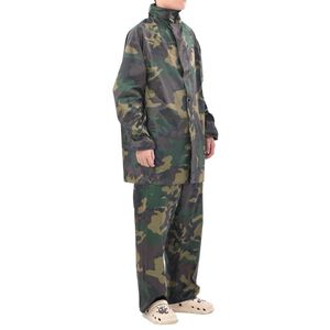 Chubasquero impermeable pantal&oacute;n sudadera hombre camuflaje XXL