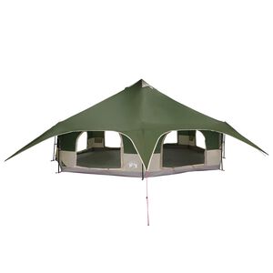 vidaXL Tienda Familiar Verde 18 Personas