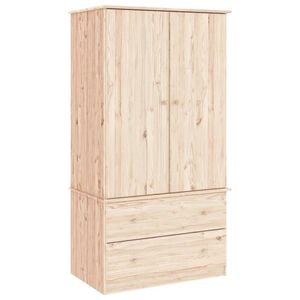 vidaXL Armario ALTA madera maciza pino 90x55x170 cm