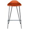 vidaXL Muebles de bar 5 piezas madera maciza reciclada cuero aut&eacute;ntico