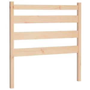 vidaXL Cabecero de cama madera maciza de pino 106x4x100 cm