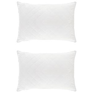 vidaXL Almohada FULDA 2 uds. 60 x 70 cm 100% Plum&oacute;n y plumas de ganso