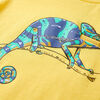 Camiseta infantil de manga corta ocre claro 140