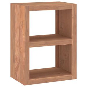 vidaXL Mesa auxiliar de madera maciza de teca 45x30x60 cm