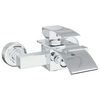 vidaXL Grifo mezclador para ducha Cromado G 1/2 pulgadas