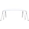 vidaXL Toldo Bimini de 4 arcos blanco 243x(230-244)x137 cm