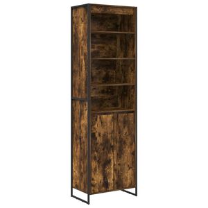 vidaXL Gabinetes Altos Roble Humo 60 x 36 x 200 cm